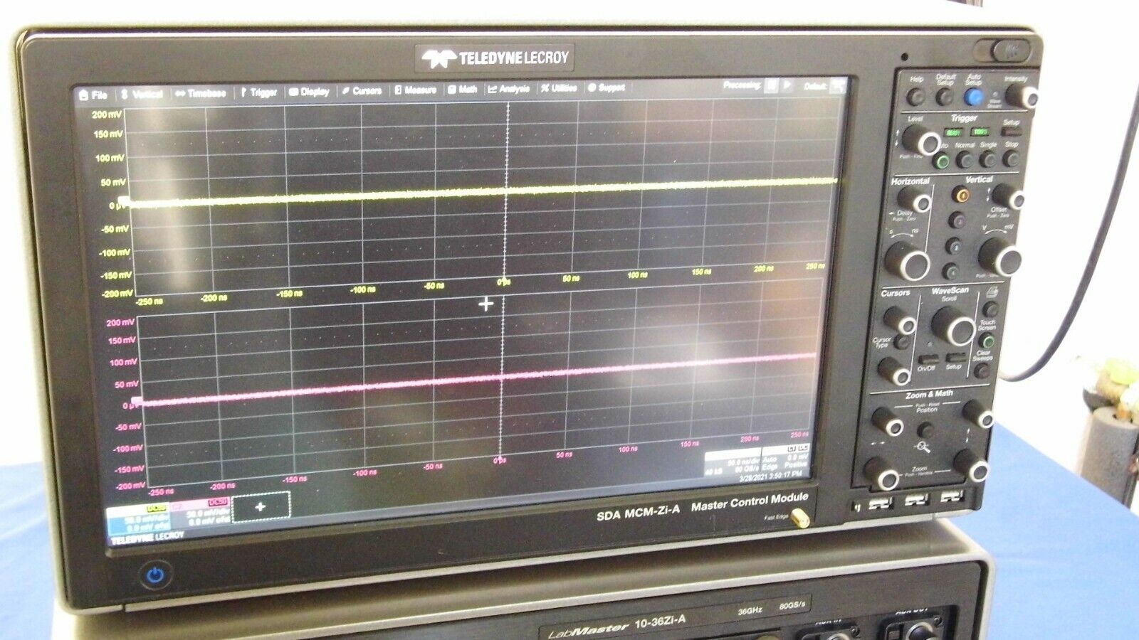 LeCroy LabMaster 10-36Zi-A & SDM-Zi-A, 36GHz 80GS/s oscilloscope w/ factory cal LeCroy LabMaster 10-36Zi-A & SDM-Zi-A, 36GHz 80GS/s oscilloscope w/ factory cal